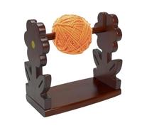 ZHUMCCY Yarn Holder for Crocheting - Yarn Storage Organizer Spinner Holder - Wooden Spindle Dispenser Stand Rack Sewing Knitting Supplies for Crocheters Enthusiasts Women Mother Knitters