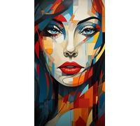 ZHUMUTO Large Diamond Painting Kits for Adults Abstract Woman Face