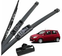 ZHUNDU Car Front and Rear Window Wiper Blade Set Windshield Wiper Blades for Che&vrolet for Aveo MK1 2008 2009 2010 2011