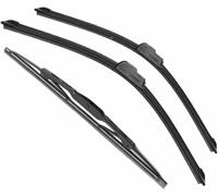 ZHUNDU Windshield Wiper Blades For Che&vrolet For Captiva MK1 2006 2007 2008 2009 2010 2011 2012 2013 2014 2015 2016 2017 2018 Car Front Rear Windshield Wiper Blades(3 wipers)