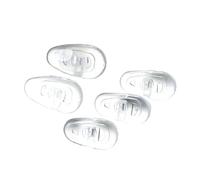 ZHUNTE Silicone Eyeglass Airbag Soft Nose Pads, 50 Pairs Of Eyeglass Repair Tool Sets(14mmX7mm)
