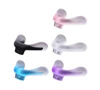 ZHUNTE Student Glasses Insert Accessories, 2PCS Grip Hook U-Shaped Nose Rest Nose Bridge Strap(Light red)