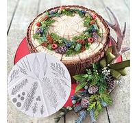 ZHUOJIE Winter Foliage Flower Pro Mould Silicone Mold Fondant Cake Decorating Tool Gumpaste Sugarcraft Chocolate Forms Bakeware Tools