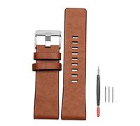 ZHUOLEI Diesel Replacement Watch Strap Cowhide Leather Watch Strap with Tool 24mm 26mm 28mm for Diesel Watches for Men