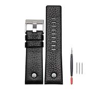 ZHUOLEI Diesel Replacement Watch Strap Cowhide Leather Watch Strap with Tool 24mm 26mm 28mm for Diesel Watches for Men
