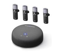 ZHUOSHENG Conference Speaker and Microphone, USB Speakerphone w/Muteable/65ft Wireless Distance/360° Pickup & Noise Cancellation Conference Room Omnidirectional Microphone for Home Office