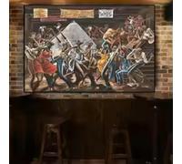 ZHUOYA Vintage The Sugar Shack Posters and Prints Classic Famous Artwork Wall Art Canvas Painting Home Room Decor Pictures 80x160cm Frameless