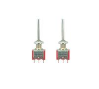 ZHUOYUEFSC 2PCS RC Transmitter 3 Positions and 2 Positions Long and Short Toggle Switch for Taranis X9D Plus Radiomaster TX16s Jumper T12 X8 gen2 NX10 Replacement (3 Positions Long)