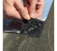 ZHUOZ1T Asphalt Roof Shingles,Self-Adhesive Sheds Roofing Felt,Flashing Tape for Roofs,Provides an Instant Watertight Seal,Ideal for Flat or Pitched Felt,Shed & Garage Roofs (1x4m)