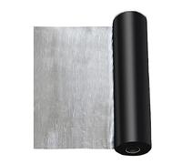 ZHUOZ1T Self-Adhesive Asphalt Waterproof Roof Repair Tape,Aluminium Foil Tape,Shed Roofing Felt,Roof Cladding,Insulation,Waterproof,Leakproof,for Walls,Roofs,Floors,Lofts (0.2x1m)