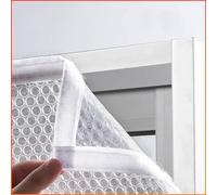 ZHUOZ1T Window Insulation Kits,Keep Cold or Heat Out,Winter Windproof Thermal Curtains,Reusable Window Wrap Heat Cover,for Air Conditioner Heater Room,Customizable (70cm x 120cm(2.29x3.94ft))