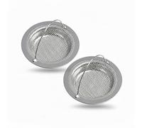 ZhuPu 2 Pcs Sink Strainer, Kitchen Stainless Steel Sink Drain Strainer Plug, Suitable for Kitchen Sinks And Bathrooms With Floor Drains, It Prevents Trash, And Residue From Falling Into The Pipes