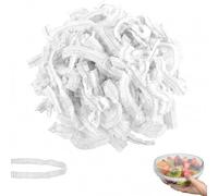 ZhuPu 200 Pcs Food Covers, Plastic Food Plate Covers for Food Elasticated, Suitable for Keeping Fruits, Vegetables, Meats, And Other Foods Fresh, Dust-Free, And Clean(Diameter ≤ 23 cm).