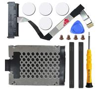 ZHUROUPU 14 Pcs SATA Hard Drive HDD Connector Cable Replacement for Acer Nitro 5 AN517-51 AN517-51-56YW 50.Q5EN2.004 NBX0002L000(Black) Incl.Removal Tools Kit