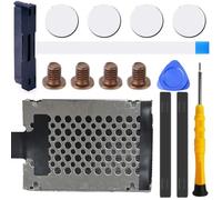 ZHUROUPU 14 Pcs SATA Hard Drive HDD Connector Cable Replacement for HP 15s-dy 15s-du 15s-GR 15 -DW 15s-dy0005TX 15S-DU1004TX DD0G75HD011 (Black) Incl.Removal Tools Kit