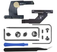 ZHUROUPU 15 Pcs 821-1501-A Second Hard Drive Cable Upgrade Kit SSD Replacement for Mac Mini A1347 2010 2011 2012 2014, 821-1500-A SATA Hard Drive Cable for Mac Mini A1347-Disassembly tool set