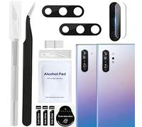 ZHUROUPU 2Pcs Back Rear Camera Glass Lens Replacement Parts for Samsung Galaxy Note 10 & Note 10 Plus SM-N970 SM-N975 and Camera Lens Protector with Pre-Installed Adhesive and Repair Tools Kit