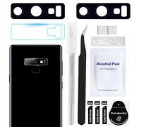 ZHUROUPU 2Pcs Back Rear Camera Lens Glass Replacement Parts and Camera Lens Protector for Samsung Galaxy Note 9 (All Carriers) N960 N960F N960U 6.4 inches with Pre-Installed Adhesive and Repair Tools