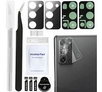 ZHUROUPU 2Pcs for Samsung Galaxy Note 20 Back Rear Camera Lens Glass Replacement SM-N980 SM-N981 N980F All Carriers 6.7 inches with Camera Lens Protector + Repair Tools Set