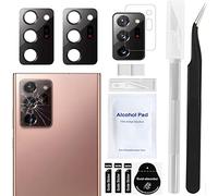 ZHUROUPU 2Pcs for Samsung Galaxy Note 20 Ultra Back Rear Camera Glass Lens Replacement SM-N986 N985 N985U N986U (All Carriers) 6.9 inches with Camera Lens Protector + Repair Tools