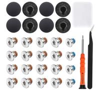 ZHUROUPU 31 Pcs Bottom Base Rubber Case Foot and Screws Set Replacement Compatible for MacBook Pro 13" 15'' A1425 A1502 A1398 2012 2013 2014 2015 Year （P5 Screwdriver）