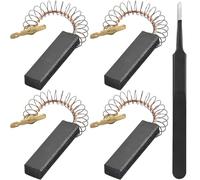 ZHUROUPU 4PCS Motor Carbon Brushes for Siemens for BOSCH 605694 00605694 Washing Machine, 40 x 12.5 x 5mm/1.57 x 0.50 x 0.20inch Laminated Carbon Brush Replacement for Maxx 6, Maxx 7 Washer Dryer