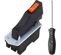ZHUROUPU Angle Grinder Switch Replacement Compatible with for Blaukraft BWS 230-1800, On/Off Trigger Switch for 230mm/9inch Angle Grinder FA5-10/2W (FA5-10/2D) 10A 250V/20A 125V with Repair Tools