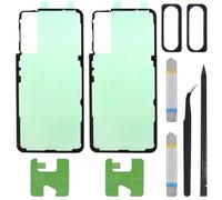 ZHUROUPU Battery Cover Adhesive for Samsung Galaxy S21 5G, Battery Cover Waterproof Film Adhesive for Samsung Galaxy S21 SM-G991B G991U with Camera Adhesive Sticker and Battery Adhesive (2 PCS)