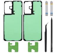 ZHUROUPU Battery Cover Adhesive for Samsung Galaxy S21 Ultra 5G, Battery Cover Waterproof Film Adhesive for Samsung Galaxy S21 Ultra SM-G998B G998U G998W with Battery Adhesive and Tools (2 PCS)