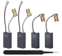 ZHUROUPU Carbon Brushes Replacement 1617014144 with Auto Cut Off for Bosch GBH 5-38X/5-40 DE/5-40 DCE, GSH 388/388X/500/5 CE/5 E Rotary Hammer Drill, 6.3x12.5mm Motor Carbon Brushes (4 Pcs)