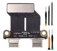 ZHUROUPU DC Power Jack Connector I/O USB-C Board Charging Port Replacement 923-02813 for MacBook Air 13'' A1932 2018 2019 A2179 2020 A2337 2020 820-01161-A 821-01658-A 820-01161-04 821-01658-03