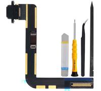 ZHUROUPU Dock Connector for iPad 7 2019/8 2020 10.2 inch Charging Port Replacement, Charging Port Assembly Flex Cable for iPad 7 7th Gen A2197 A2198 A2200/8 8th Gen A2270 A2428 A2429 A2430 (Black)