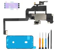 ZHUROUPU Earpiece Speaker Replacement for iPhone 11 2019, Replacement Light Proximity Sensor Flex Cable and Waterproof Pre-Cut Adhesive Sticker with Fix Tools Kit for iPhone 11 6.1" A2111 A2223 A2221