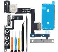 ZHUROUPU for iPhone 11 On/Off Power Button Volume Flex Cable, Flash Light Mute Key Flex Cable with Bracket Replacement for iPhone 11 2019 6.1in A2111 A2221 A2223 with Waterproof Adhesive & Repair Tool
