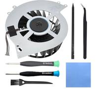 ZHUROUPU for PS4 Replacement Internal Cooling Fan Low Noise 2500RPM for Sony PlayStation 4 CUH-1100A CUH-1115A CUH-1000A CUH-1001A 1006A CUH-10XXA CUH-11XXA KSB0912HE CK2M 500G Series with Tools Kit