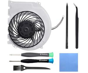 ZHUROUPU for PS4 Slim Internal Cooling Fan,CPU Cooling Fan Replacement Fan Low Noise 2500RPM for Sony for PS4 Slim CUH-2015A CUH-2016A CUH-2017A CUH-2XXX KSB0912HD G85G12MS1AN-56J14 Series