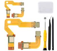 ZHUROUPU for PS5 Microphone Flex Cable for Playstation 5 for PS5 BDM-010 Replacement Microphone Flex Cable Handle Inner Mic Ribbon Cable Speakerfor PS5 Controller (2 Pair)