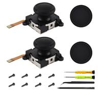 ZHUROUPU Hall Effect Joystick Replacement for Switch for Joy-Con, No Drift 3D Analog Joystick for Nintendo Switch for Switch OLED/Lite, Left/Right Joystick Thumb Sticks Replacement with Repair Tools