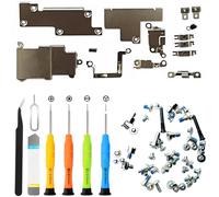 ZHUROUPU Internal Bracket Replacement Parts Metal Plate Cover Parts Bracket Repair Compatible with for iPhone 12 Mini 5.4", Including Full Internal Screw Set, and Repair Tool Kit