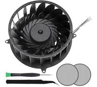 ZHUROUPU Internal Cooling Fan Replacement for PS5 Pro, 3500RPM CPU Cooler Fan with 19 Blades for Playstation 5 Pro CFI-70XX CFI-7000 CFI-7021 PVB120M12H-P01-AE with Repair Tools & Dust Filter Cover