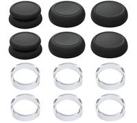 ZHUROUPU Joystick Cap for Nintendo Switch Joy-Con Controller-Skin, Cqc, and Fps Analog Stick Cap-Thumb Grips Set-Joystick Protectors Silicone for NS (12 Pcs)