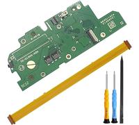 ZHUROUPU Left Mini for Joy-Con Buttons Board PCB Motherboard HDH-SAKYO-01 for Switch Lite,L Button key Ribbon Flex Cable Replacement for Switch Lite HDH-001/(-01)/(-02) Left Handle with Repair Tools