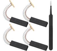 ZHUROUPU Motor Carbon Brushes Replacement for Bosch for Siemens 00605694 605694, Washing Machine Electric Motor Laminated Carbon Brush 12.5 x 5 x 42 mm/0.50 x 0.20 x 1.65 inch for Neff with Tweezers