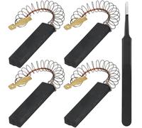 ZHUROUPU Motor Carbon Brushes Replacement for Bosch for Siemens 00616505 616505, 4.8 mm AMP Washing Machine Electric Motor Carbon Brush 13.5 x 5 x 43 mm/0.53 x 0.20 x 1.70 inch for Neff with Tweezers