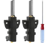 ZHUROUPU Pair of Ceset Motor Carbon Brushes Replacement for Hoover for Dynamic Next for Candy Washing Machine, 4.8mm Motor Terminal Carbon Brushes for 49018683 92126721 C00312014 with Screwdriver