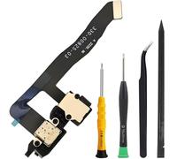 ZHUROUPU Power Headset Aux Jack Flex Cable Replacement for Meta Oculus Quest 2 VR, KW49CM USB Type-C Charging Port with Headphone Jack Flex Cable Accessories 330-00825-03 with Repair Tools