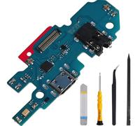 ZHUROUPU USB Charging Port Replacement Compatible with for Galaxy A10 SM-A105F, Micro USB Dock Connector Microphone/Headphone Jack Replacement Board for Galaxy A10 6.2 inch with Repair Tools