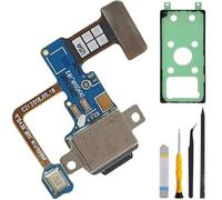 ZHUROUPU USB Charging Port Replacement Compatible with for Samsung Galaxy Note 9 N960F, USB Type C Dock Connector Restore Fast Charging Microphone/Headphone Jack Replacement Board with Repair Tools