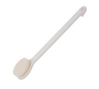 Zhurson Dry and Bath Body Brush (white),with Long Handle, Exfoliating, Stimulate Blood Circulation, Improve Lymphatic System, Accelerate Metabolism