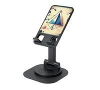 ZHushog Math Geometry G alculus Rotating Phone Holder With 360 Swivel Non-Slip Base Foldable Adjustable Angle Stand For Desk